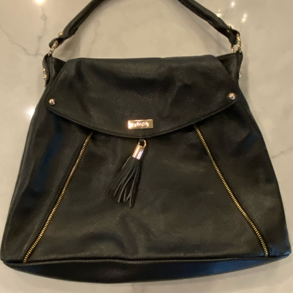 Onna Ehrlich black leather bag
